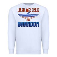 White let's go brandon thunderbird Premium Sweatshirt - Jasminsmagicworld