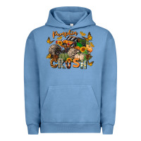 Pigment Pebble Blue pumpkin crush truck Urban Hoodie - LillyAllenDesigns