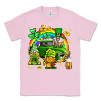 Bubblegum Pink St. Patrick's Day gnomies truck Classic Tee - Neo Western
