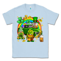 Dusty Blue St. Patrick's Day gnomies truck Classic Tee - Neo Western