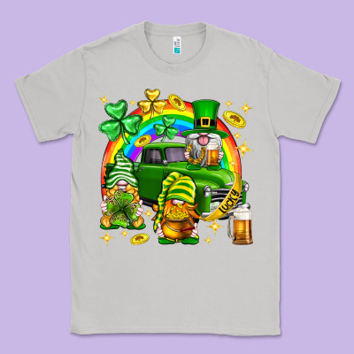 St. Patrick's Day Gnomies Truck Classic Tee Designed By Neo Western