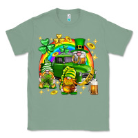Sage St. Patrick's Day gnomies truck Classic Tee - Neo Western