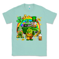 Seafoam St. Patrick's Day gnomies truck Classic Tee - Neo Western