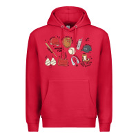 Cardinal baseball mom Premium Hoodie - MaliasSmallBusiness