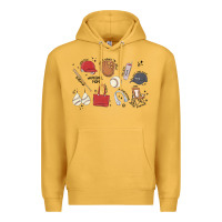 Mustard baseball mom Premium Hoodie - MaliasSmallBusiness