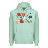 Seafoam baseball mom Premium Hoodie - MaliasSmallBusiness