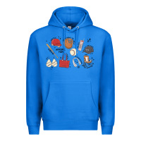 True Royal baseball mom Premium Hoodie - MaliasSmallBusiness