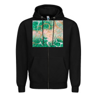 Black green glitter Zipper Hoodie - JahusDesignShop