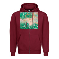 Burgundy green glitter Zipper Hoodie - JahusDesignShop