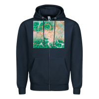 Navy green glitter Zipper Hoodie - JahusDesignShop