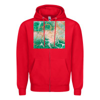 Red green glitter Zipper Hoodie - JahusDesignShop