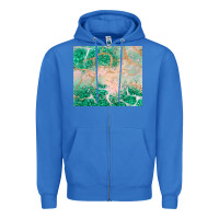 True Royal green glitter Zipper Hoodie - JahusDesignShop
