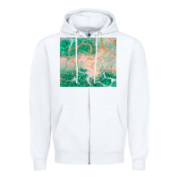 White green glitter Zipper Hoodie - JahusDesignShop