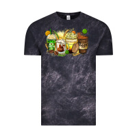 Cloud Black beer coffee cups Vintage Tee - Zillion Design Studio