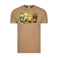 Vintage Coffee beer coffee cups Vintage Tee - Zillion Design Studio