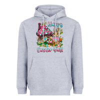 Heather Grey happy easter y'all rabbit Heavyweight Hoodie - BarkalooDesign
