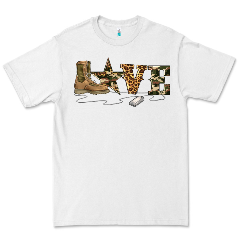 Camouflage Military Boots Love Premium Tee by Artiststas | Teevron
