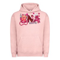 Pigment Salmon rna breast cancer registered nurse assistant Urban Hoodie - LillyAllenDesigns