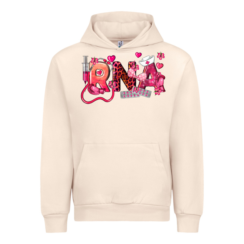 Rna Breast Cancer Registered Nurse Assistant Urban Hoodie by LillyAllenDesigns | Teevron
