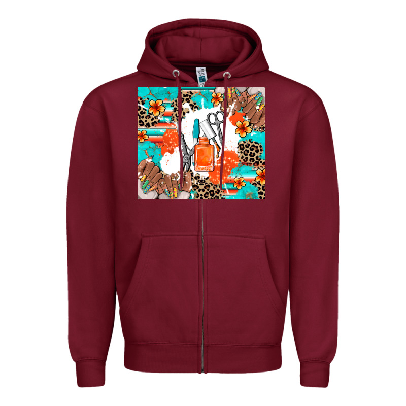 Nail Artist Zipper Hoodie by AdoDesignShop | Teevron