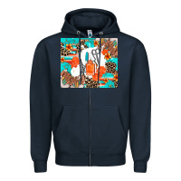 Navy nail artist Zipper Hoodie - AdoDesignShop