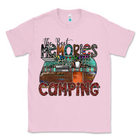 Bubblegum Pink the best memories camping Classic Tee - SublimationCraftShop
