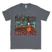 Charcoal Heather the best memories camping Classic Tee - SublimationCraftShop