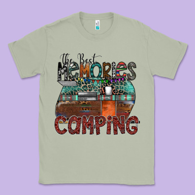The Best Memories Camping Classic Tee Designed By Sublimationcraftshop