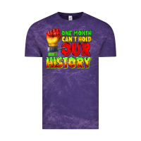 Cloud Purple one month cant hold our history juneteenth Vintage Tee - texasbilliewilder