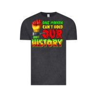 Vintage Black one month cant hold our history juneteenth Vintage Tee - texasbilliewilder