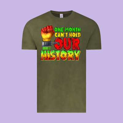 Vintage Tee one month cant hold our history juneteenth
