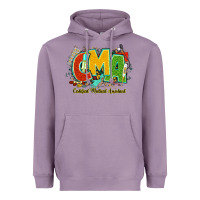 Lavender cma certified medical assistant juneteenth Heavyweight Hoodie - NancyCooperArtShop