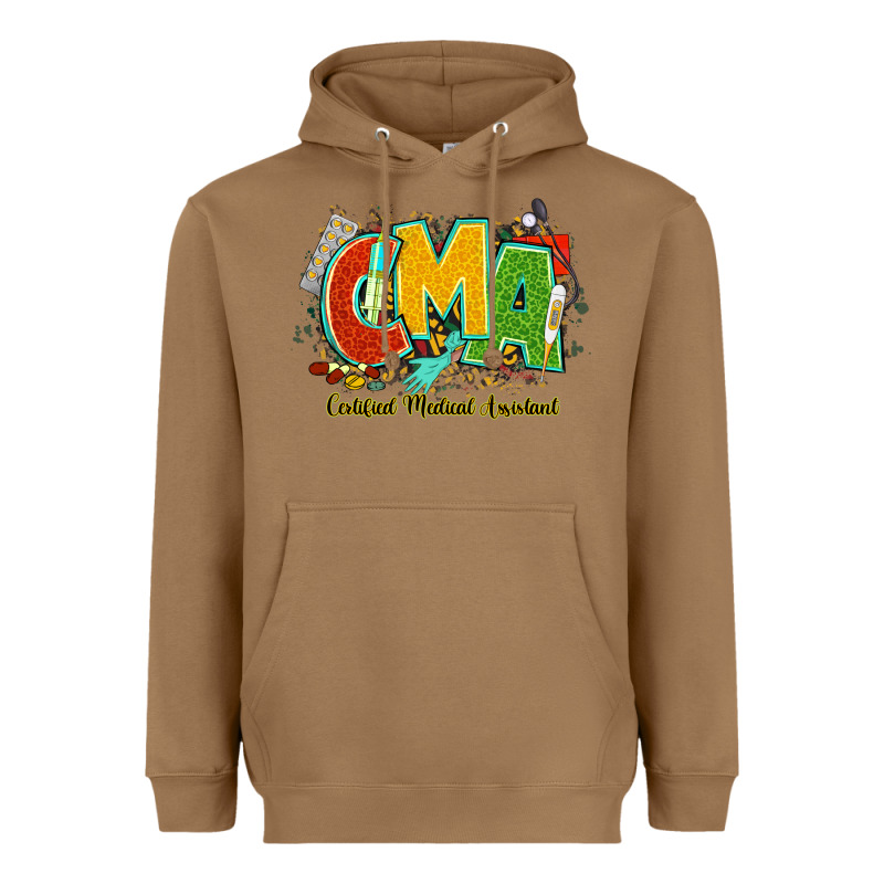 Cma Certified Medical Assistant Juneteenth Heavyweight Hoodie by NancyCooperArtShop | Teevron
