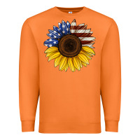 Carrot american flag sunflower Premium Sweatshirt - Jasminsmagicworld