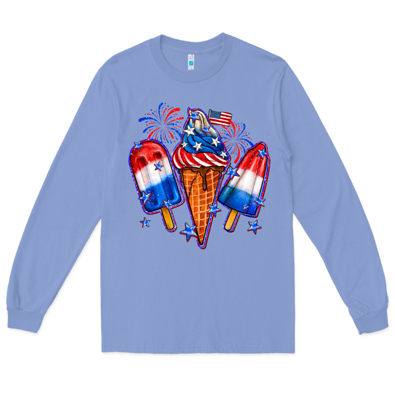 4th Of July Ice Creams Long Sleeve Tee by Neo Western | Teevron