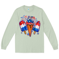 Matcha 4th of July ice creams Long Sleeve Tee - Neo Western