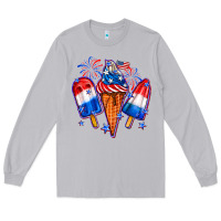 Moon Dust 4th of July ice creams Long Sleeve Tee - Neo Western