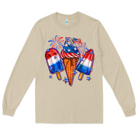 Mushroom 4th of July ice creams Long Sleeve Tee - Neo Western