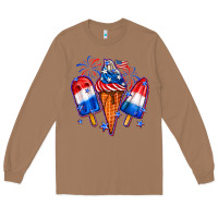 Toasted Coconut 4th of July ice creams Long Sleeve Tee - Neo Western