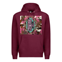 Burgundy senior 2023 Premium Hoodie - NancyCooperArtShop