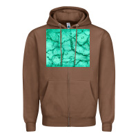 Chestnut green glitter Zipper Hoodie - JahusDesignShop