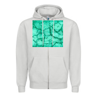 Dove Grey green glitter Zipper Hoodie - JahusDesignShop