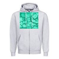 Heather Grey green glitter Zipper Hoodie - JahusDesignShop