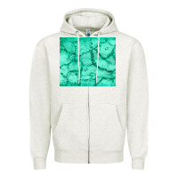 Oatmeal Heather green glitter Zipper Hoodie - JahusDesignShop