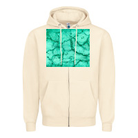 Sandshell green glitter Zipper Hoodie - JahusDesignShop