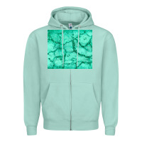 Seafoam green glitter Zipper Hoodie - JahusDesignShop
