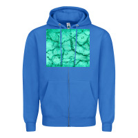 True Royal green glitter Zipper Hoodie - JahusDesignShop