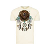 Vintage Arctic bear  native dreamcatcher Vintage Tee - BarkalooDesign