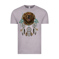 Vintage Zinc bear  native dreamcatcher Vintage Tee - BarkalooDesign