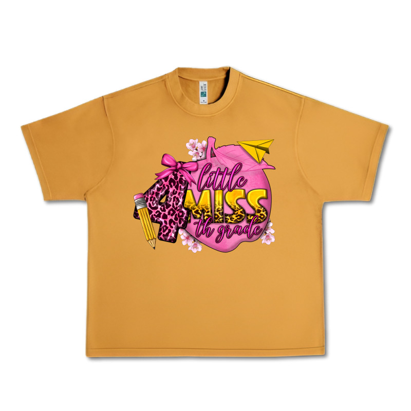 Little Miss 4th Grade Urban Heavy Tee by texasbilliewilder | Teevron